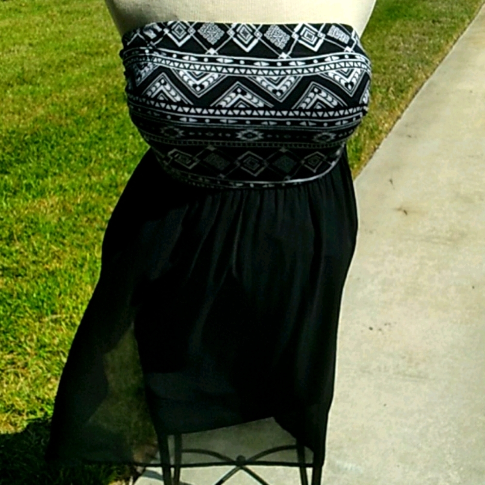 Tube top style dress plus